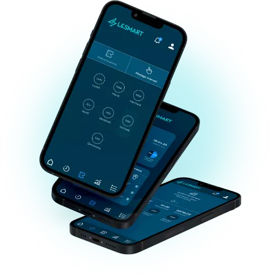application mobile L&Smart pour regler températures de consigne dans ses bâtiments tertiaires