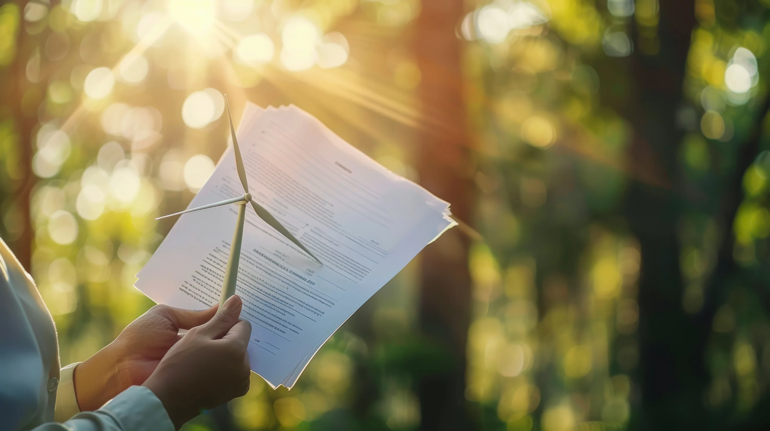 Décrets énergie ENR background nature