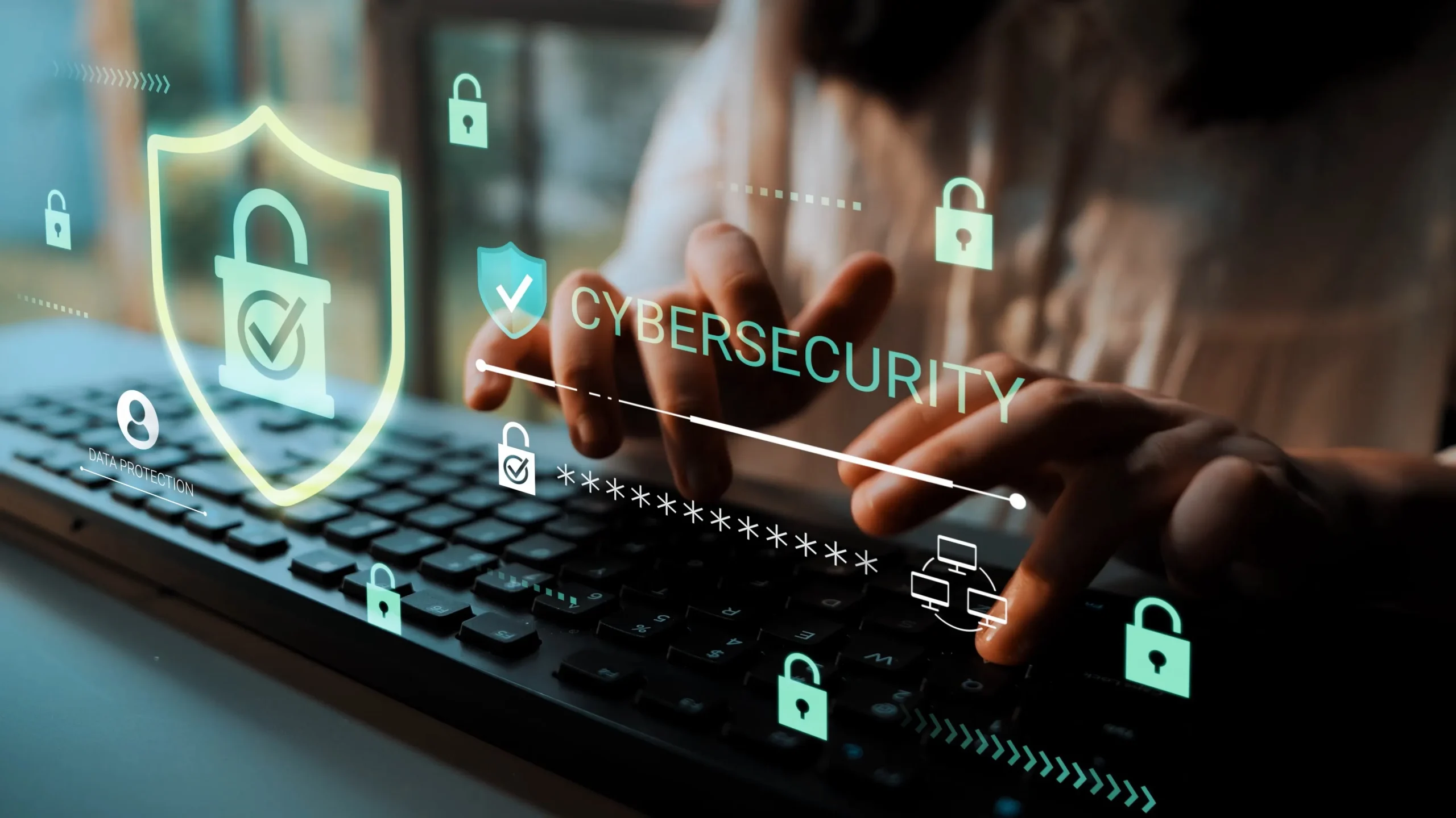 Cybersécurité sur ordinateur