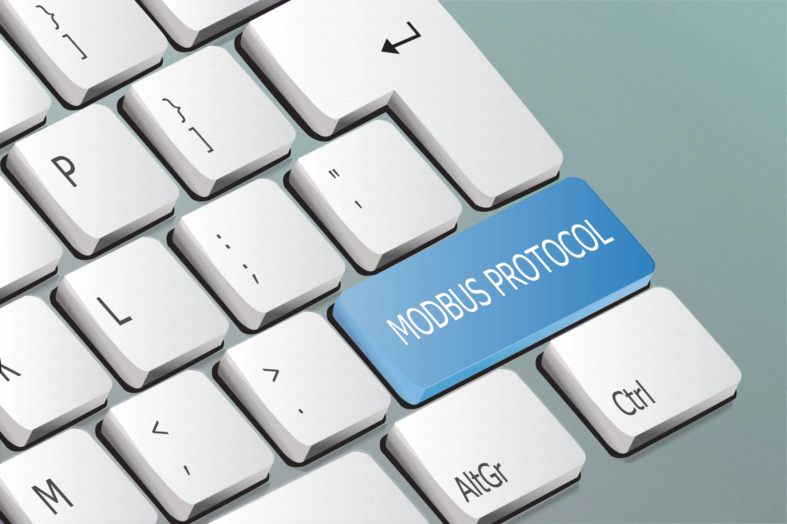 Clavier touche protocole communication modbus