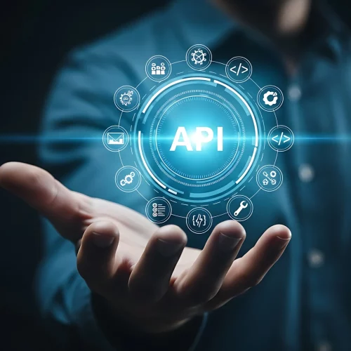 vue main tenant "API" avec IOT autour