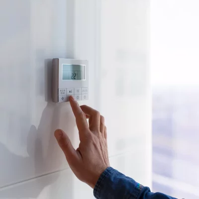 vue thermostat clim réversible