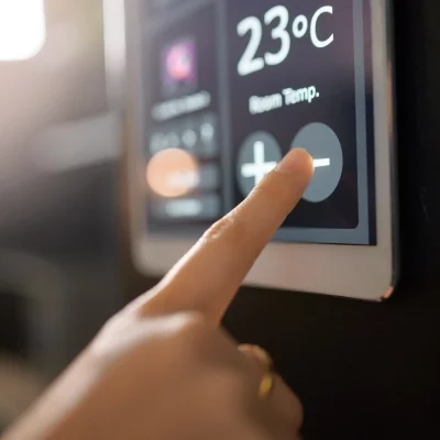 vue commande gestion du confort entreprise