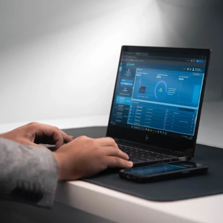 vue ordinateur solution GTB L&Smart