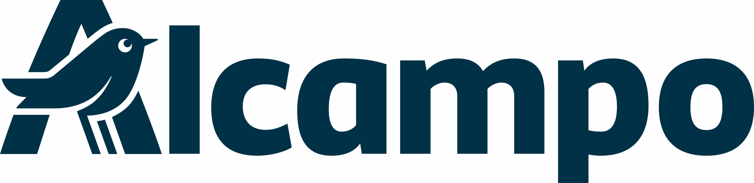 "Logo de Alcampo con pájaro estilizado, promoviendo solución BMS para cumplir el decreto terciario"