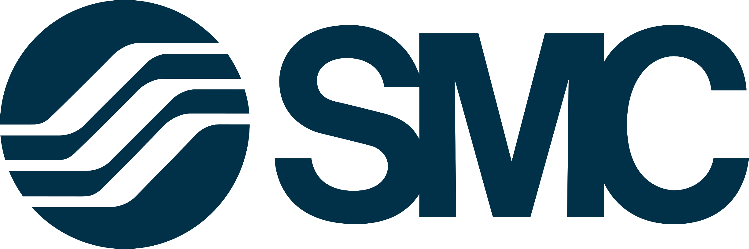 Logotipo de SMC Corporation sobre fondo azul oscuro, simboliza solución BMS de gestión de tesorería y decreto terciario"