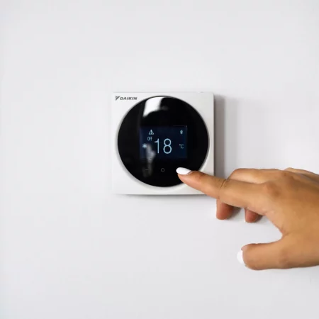 vista botón climatizador reversible consigna bdl